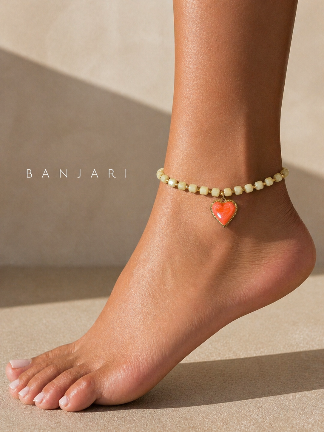ORANGE HEART | ANKLET