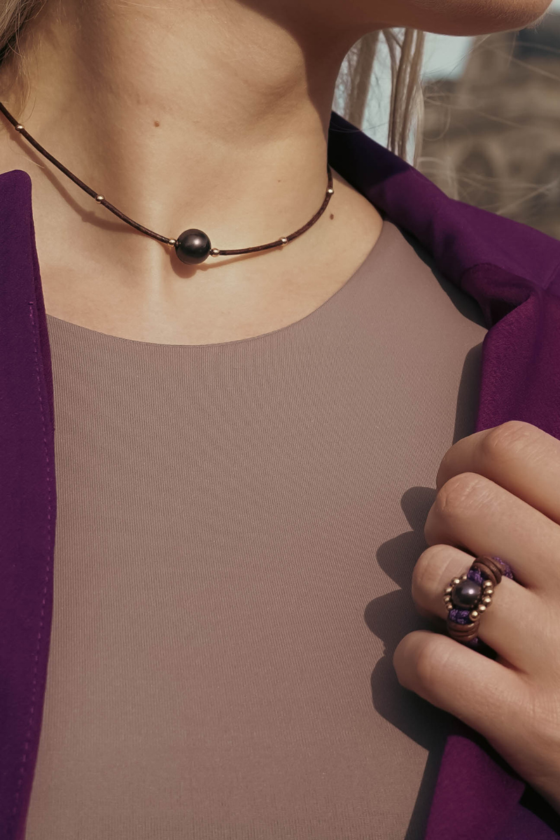 ZOE BLACK PEARL | KETTING